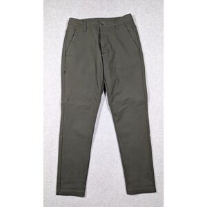 BYLT Men Pants 31x29‎ Everyday 2.0 Basic Tapered Slim Fit Performance Green